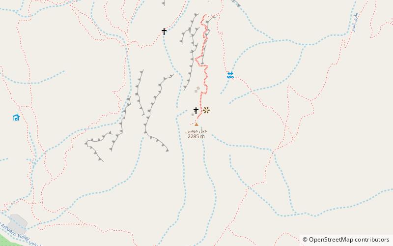 Mont Sinaï location map