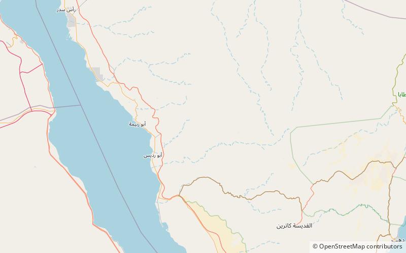 Serabit el-Khadim location map