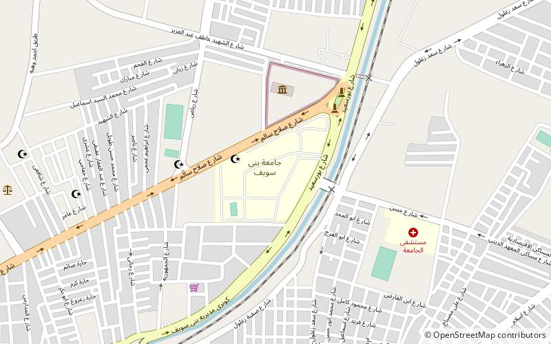 Beni Suef University location map