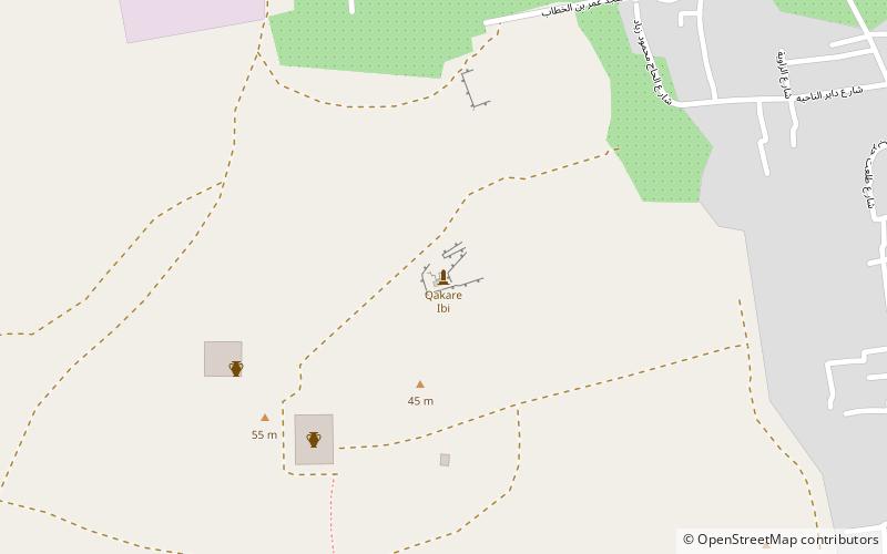 qakare ibi sakkara location map