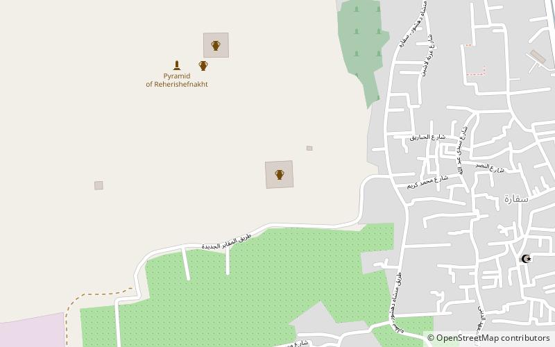 Djedkare-Pyramide location map