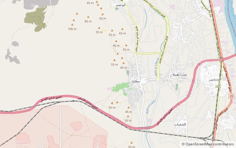 pyramide de reherychefnakht saqqarah location map