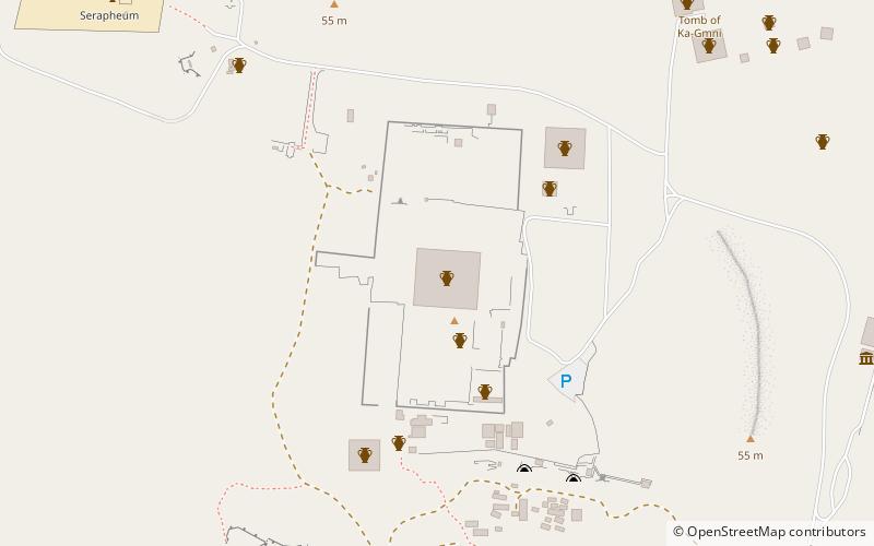 Colosses de Ramsès II location map