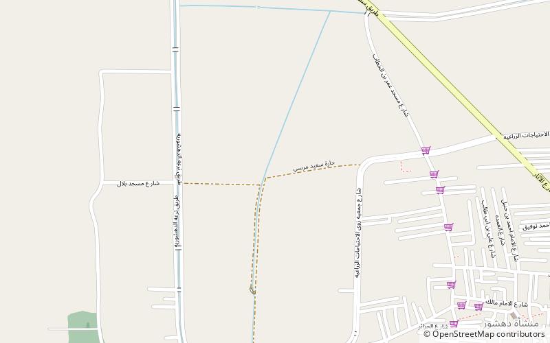 Dahshur location map
