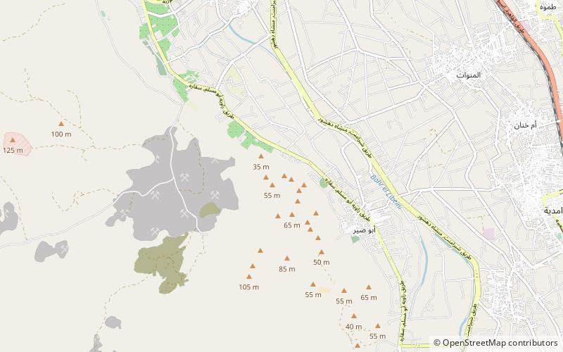 temple solaire douserkaf saqqarah location map