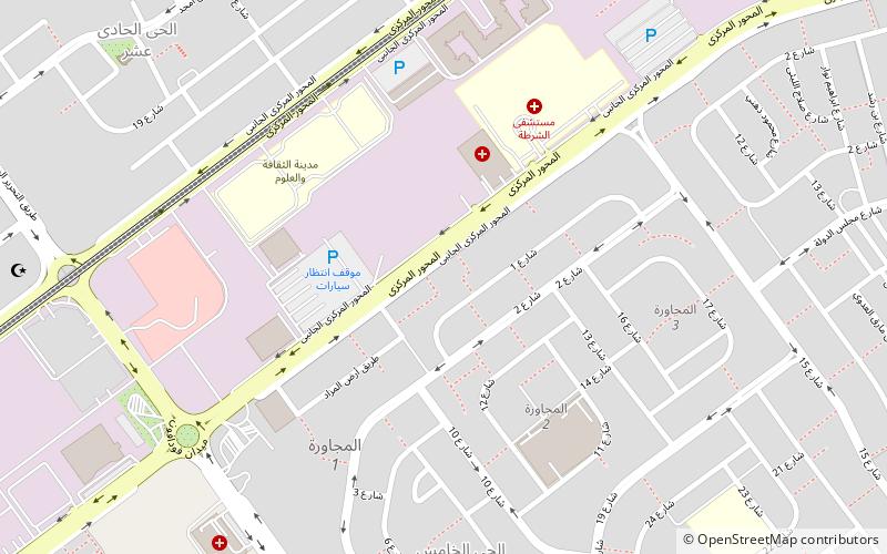 6th of october sports hall location map