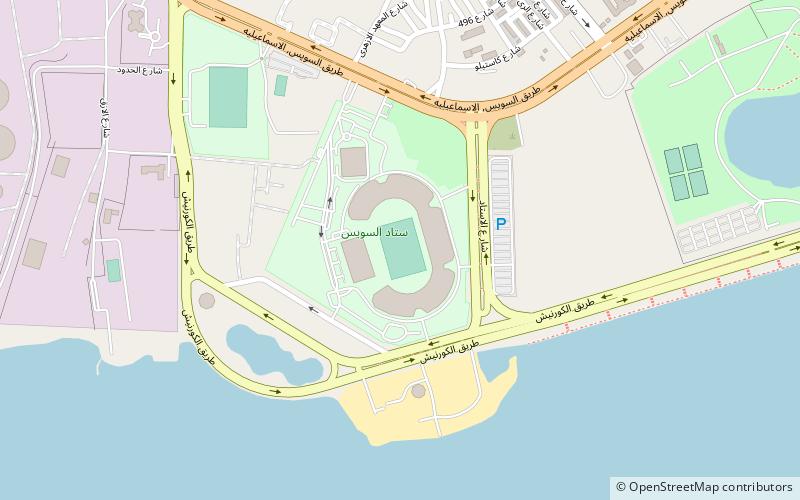 Stadion location map