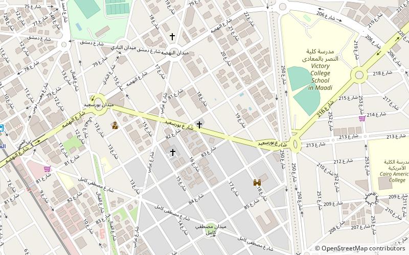maadi community church el cairo location map