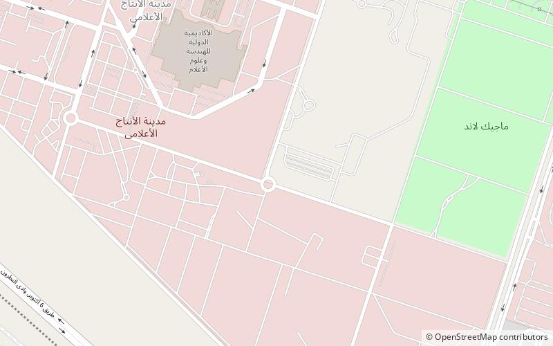 Egyptian Media Production City location map