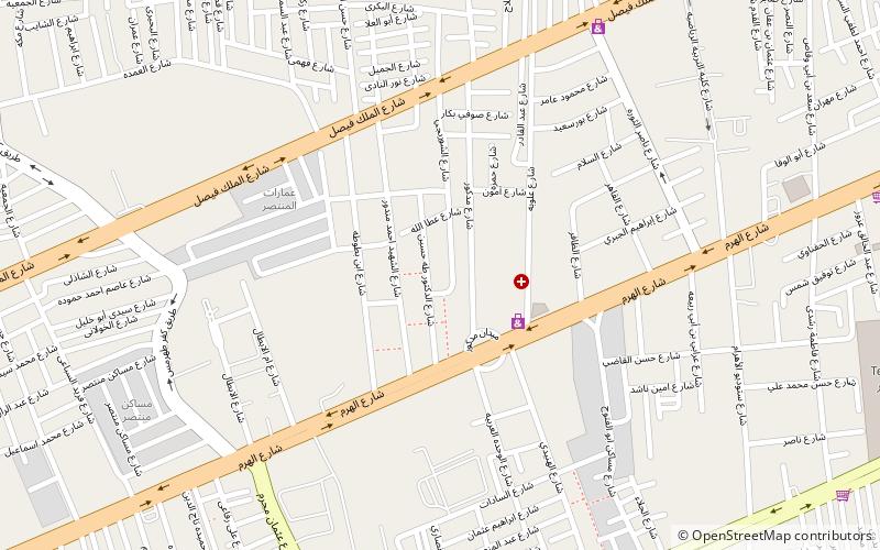 Taha Hussein Museum location map