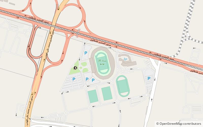 30 June Stadium location map