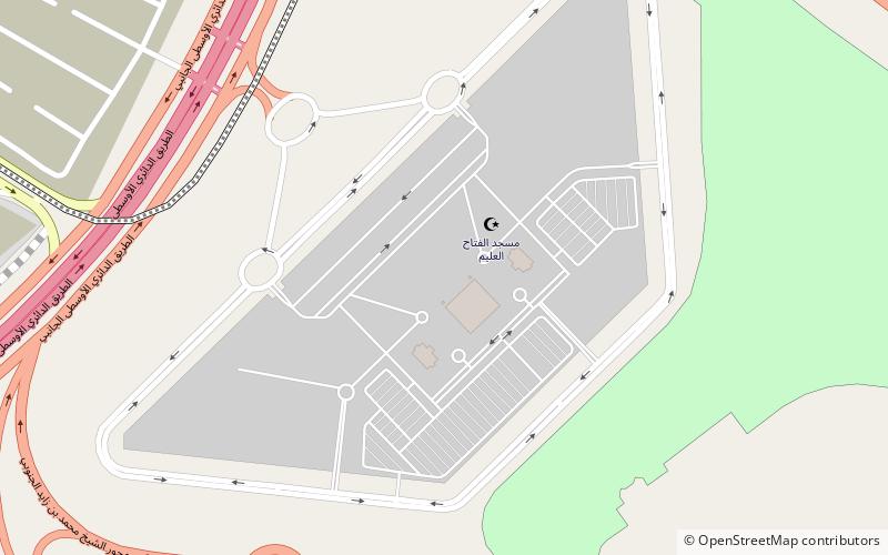 Al-Fattah-al-Alim-Moschee location map
