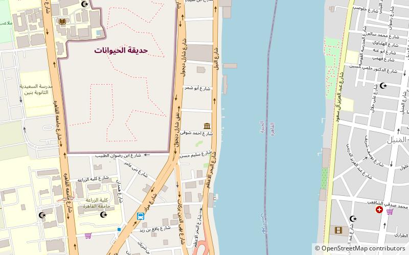 Ahmed Shawki Museum location map