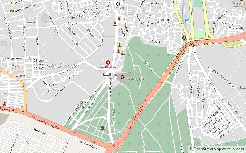 Al-Sayeda Nafeesah Mosque location map