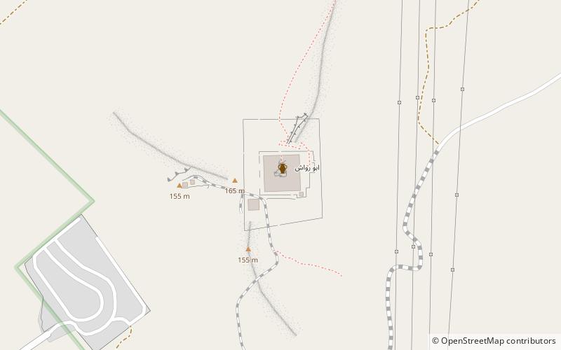 Radjedef-Pyramide location map