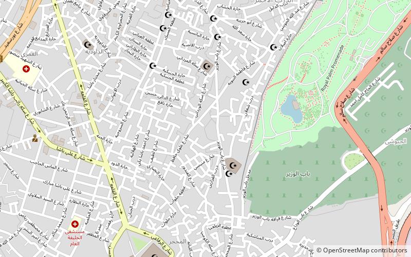 Bayt Al-Razzaz palace location map