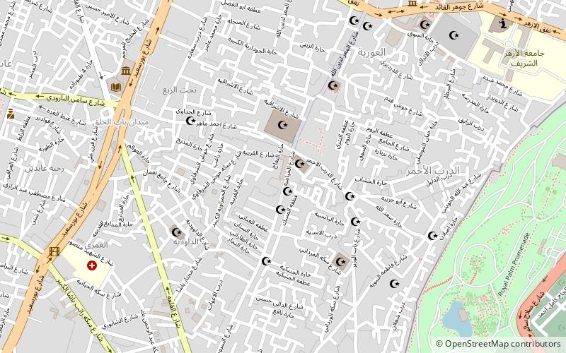 tent market cairo location map