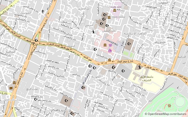 Muizz Street location map