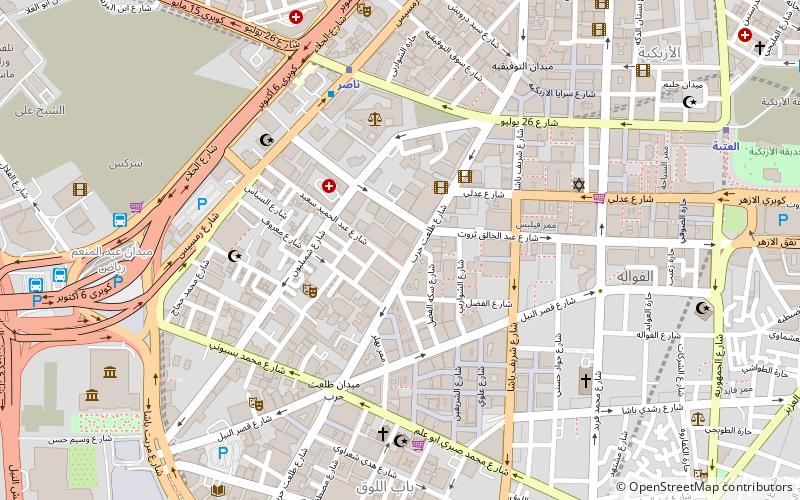 talaat harb mall cairo location map