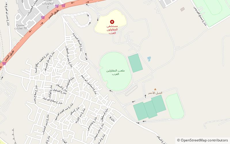 Osman Ahmed Osman Stadium location map