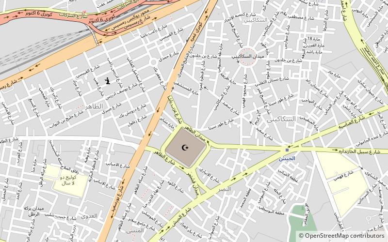 ets hayim synagogue kairo location map