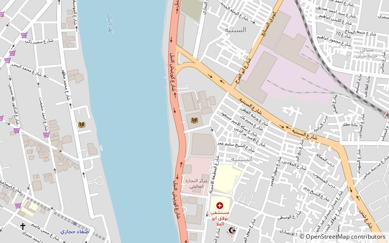 Ägyptische Nationalbibliothek location map