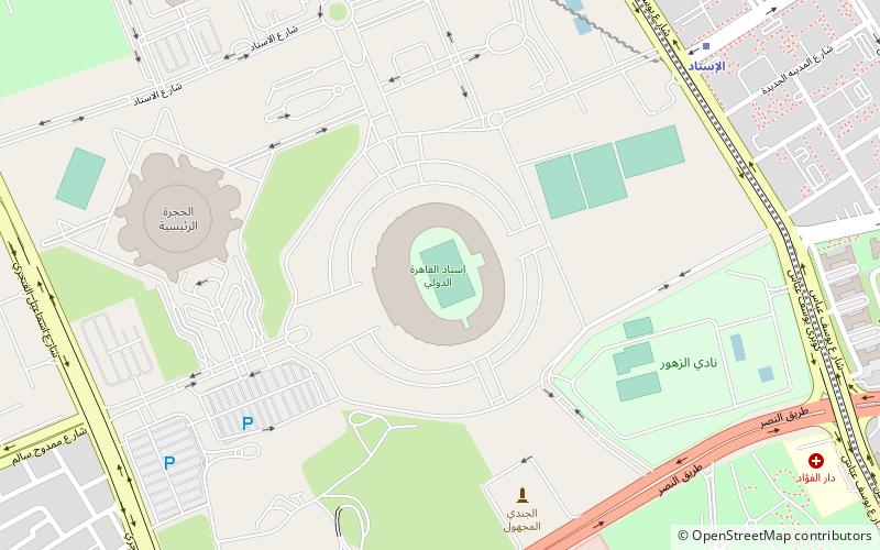 Cairo International Stadium location map