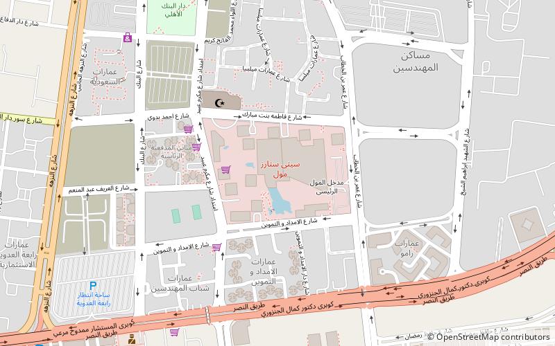 city stars cairo location map