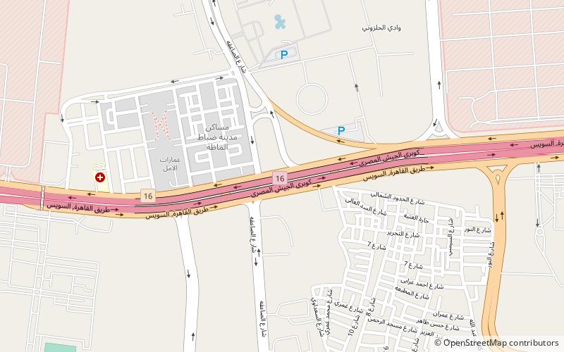 The Egyptian Army Overpass location