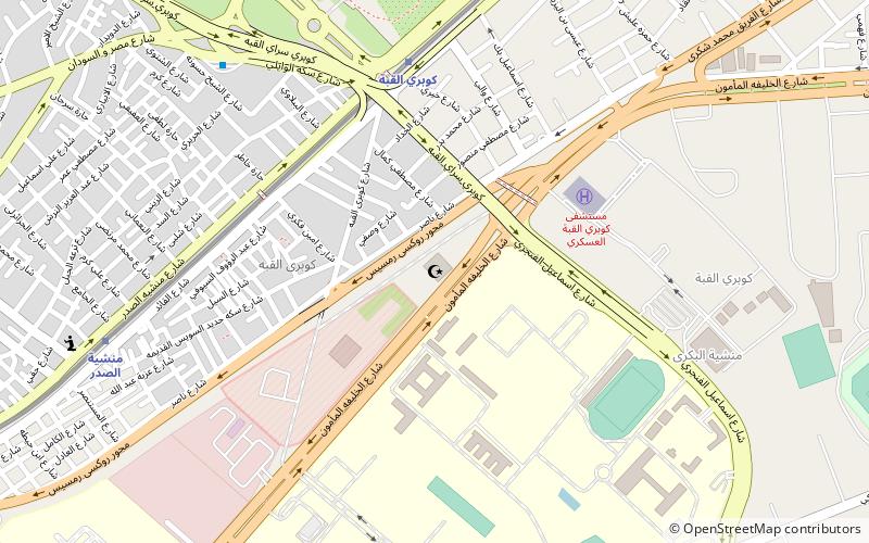 Gamal Abdel Nasser Mosque location map