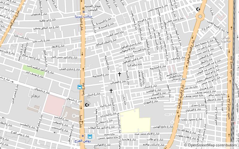basilika st therese vom kinde jesus kairo location map