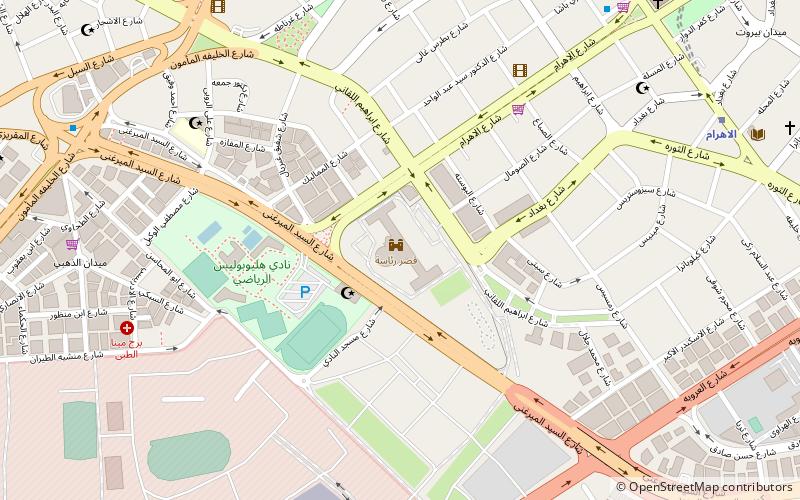 palac heliopolis kair location map