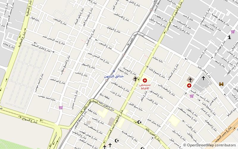 Zeitoun location map