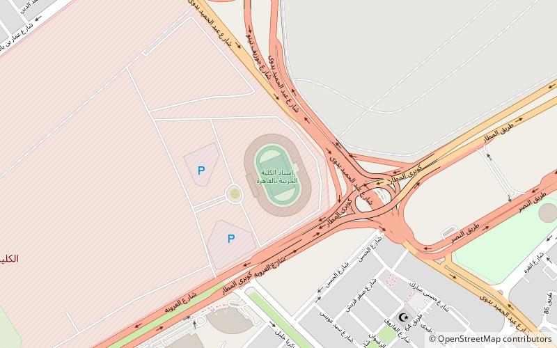 Stade Al Salam location map