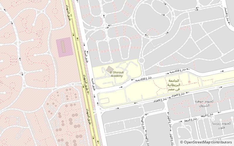 El Shorouk Academy location map