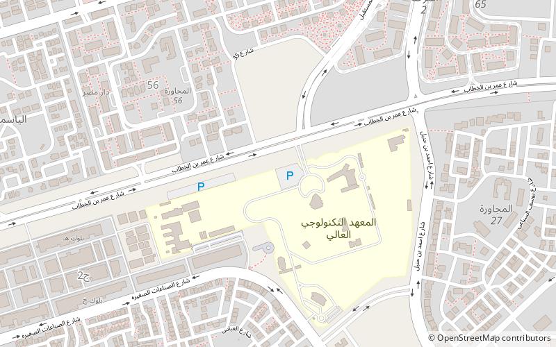 higher technological institute 10th of ramadan location map