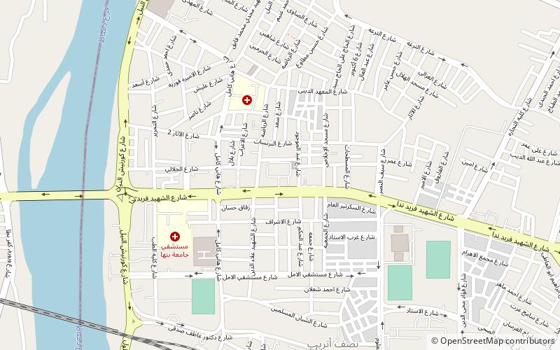 Uniwersytet Banha location map