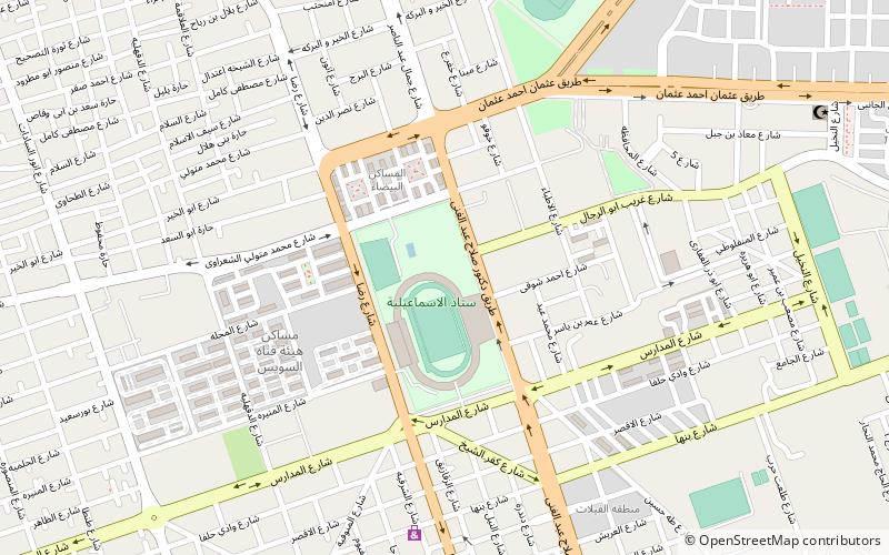 Stade d'Ismaïlia location map