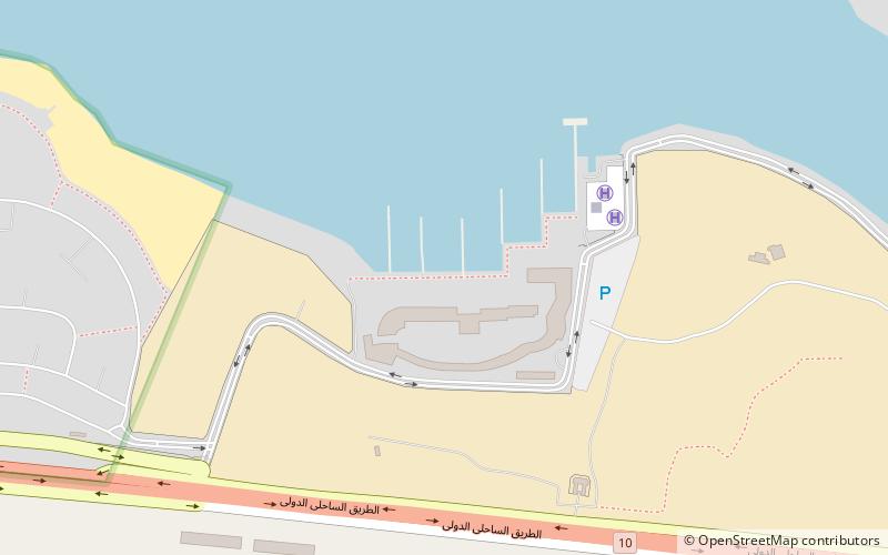 porto marina al alamajn location map