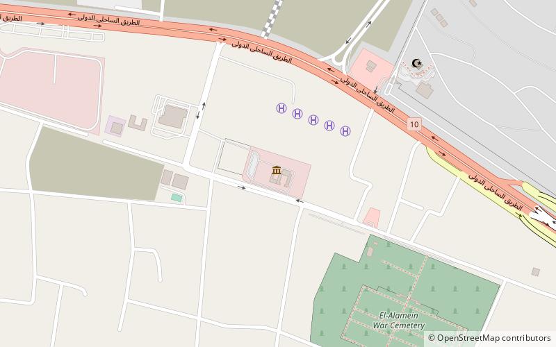 muzeum wojny al alamajn location map