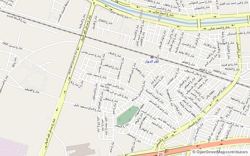 Kafr el-Dawwar location map