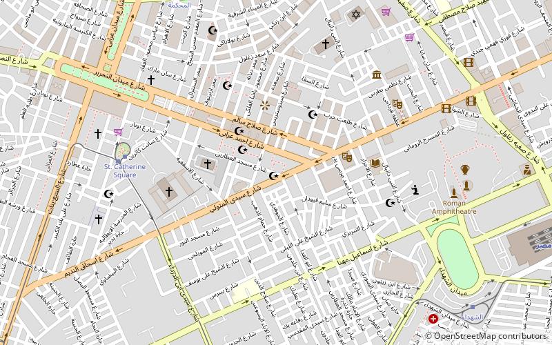 el atareen alejandria location map