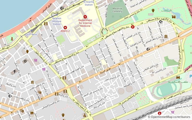 Graeco-Roman Museum location map