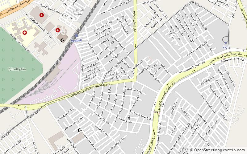 al hadrah qebli alexandria location map
