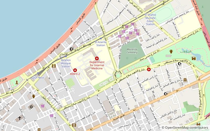 Universität Alexandria location map