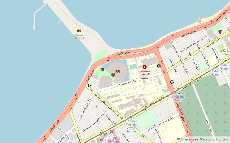 Sadat Museum location map