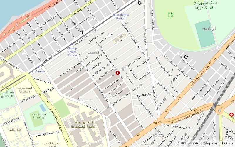 st takla haymanots church alejandria location map