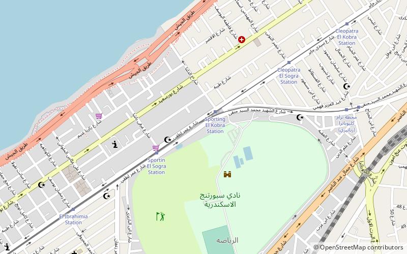 sporting aleksandria location map