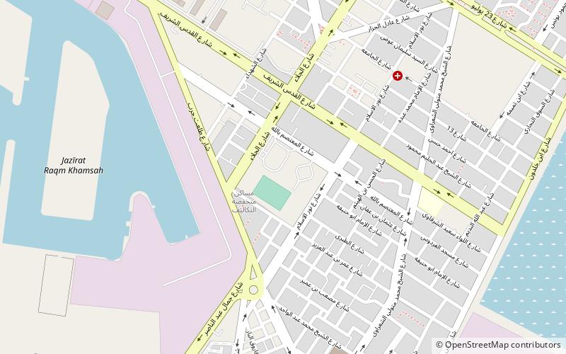 Universität Port Said location map