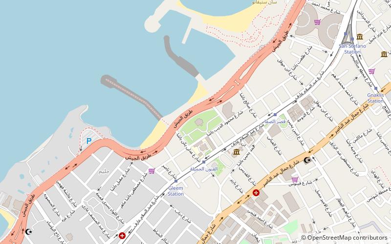 glim aleksandria location map
